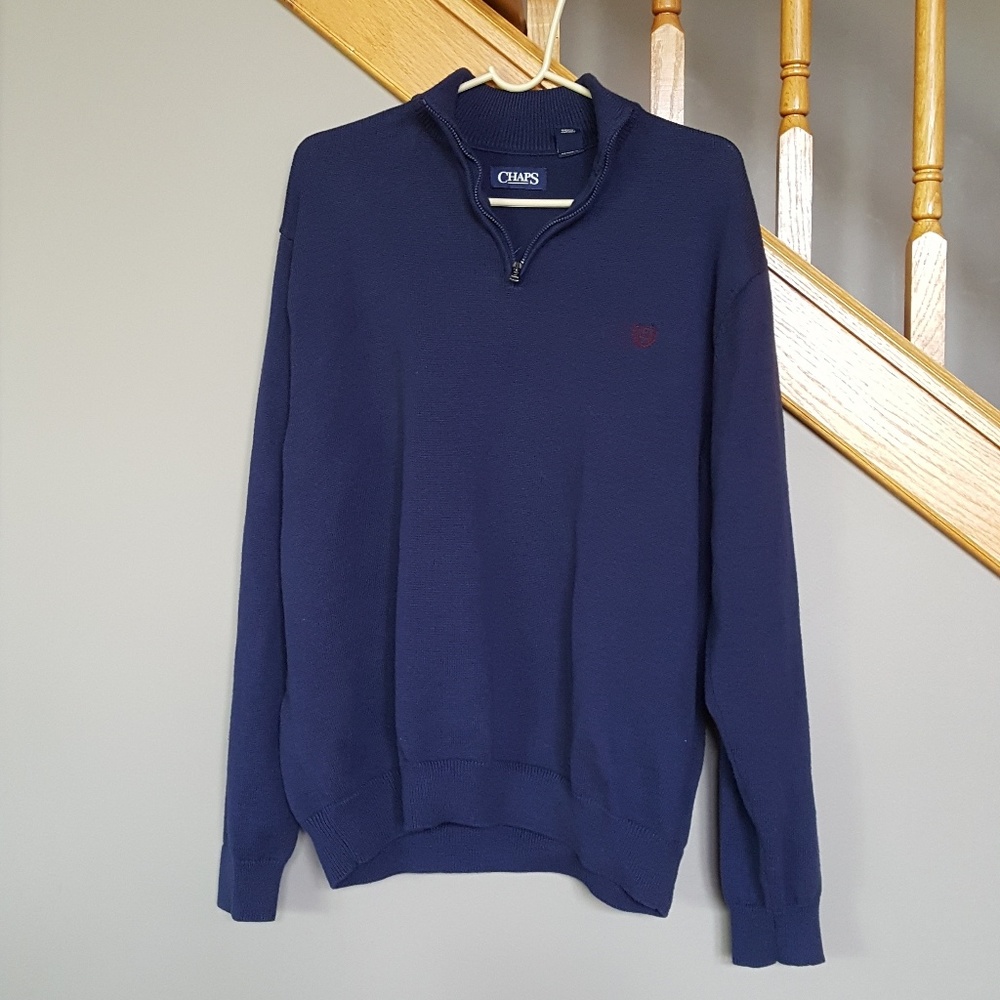 NWOT Chaps Blue Sweater